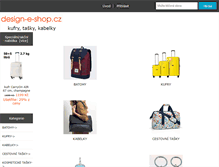 Tablet Screenshot of design-e-shop.cz